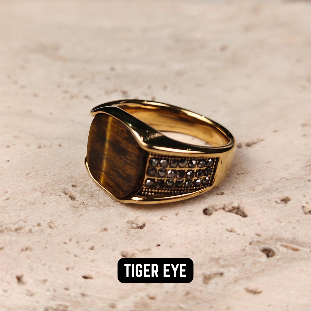 Premium Tiger Eye Stone Ring