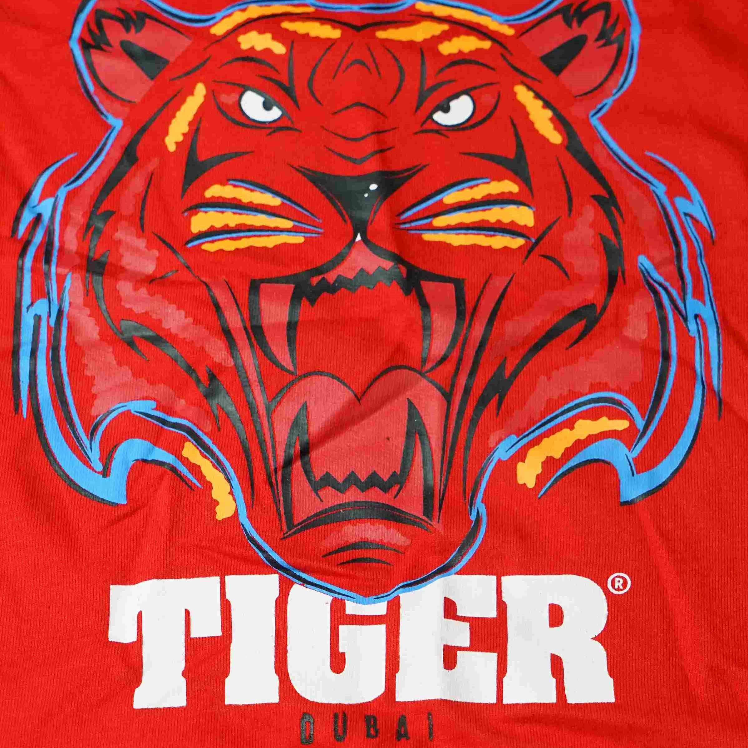 Women Tiger Red Sweatshirt