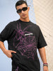 BLACK SPIDER WEB TSHIRT