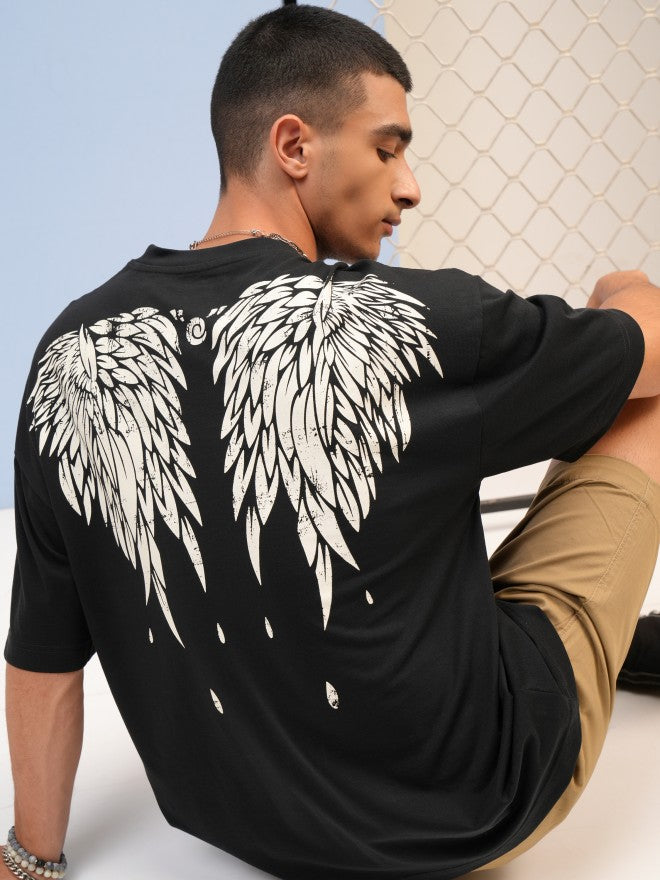 BLACK ANGEL WINGS TSHIRT