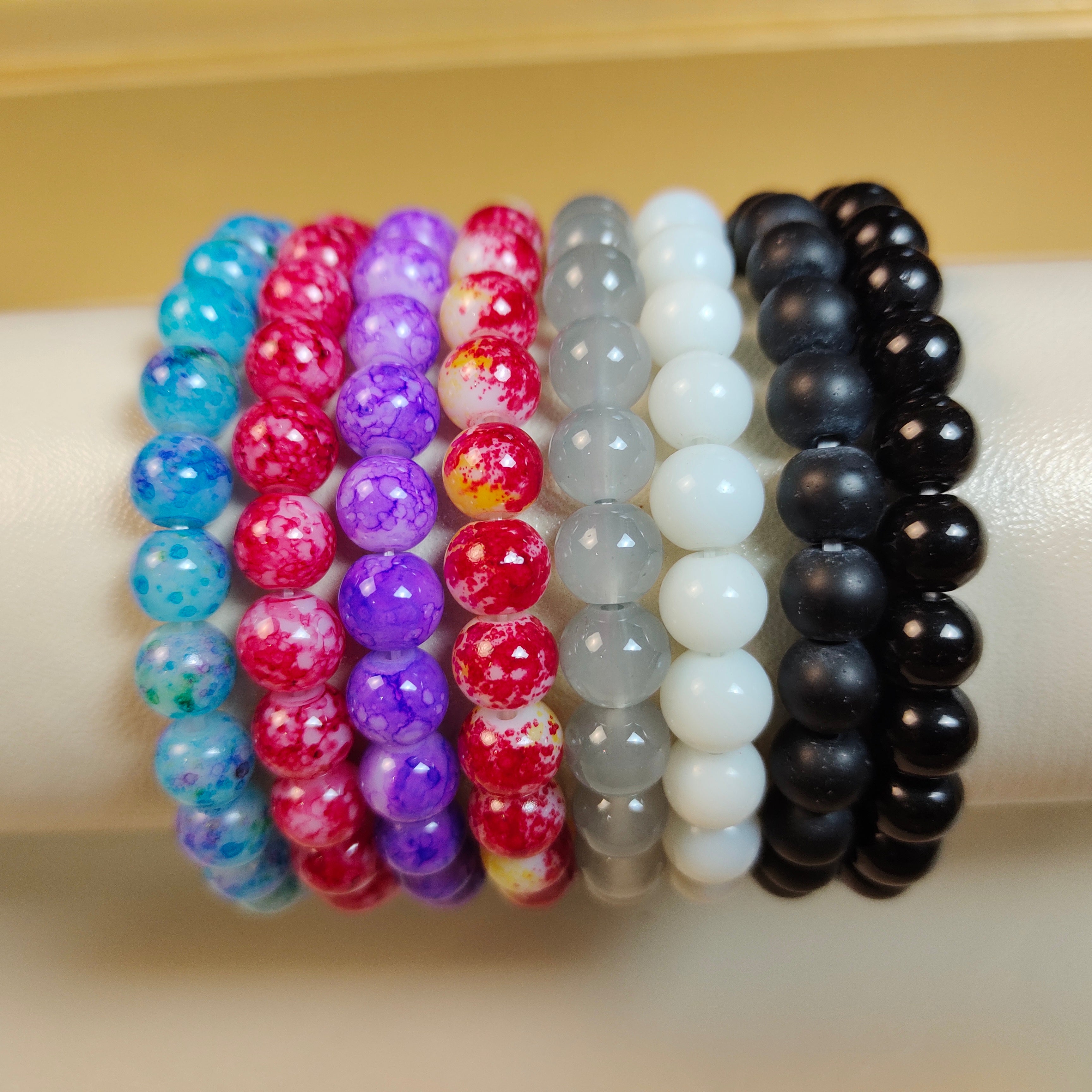 Pack of 8 Stone Beads For Women