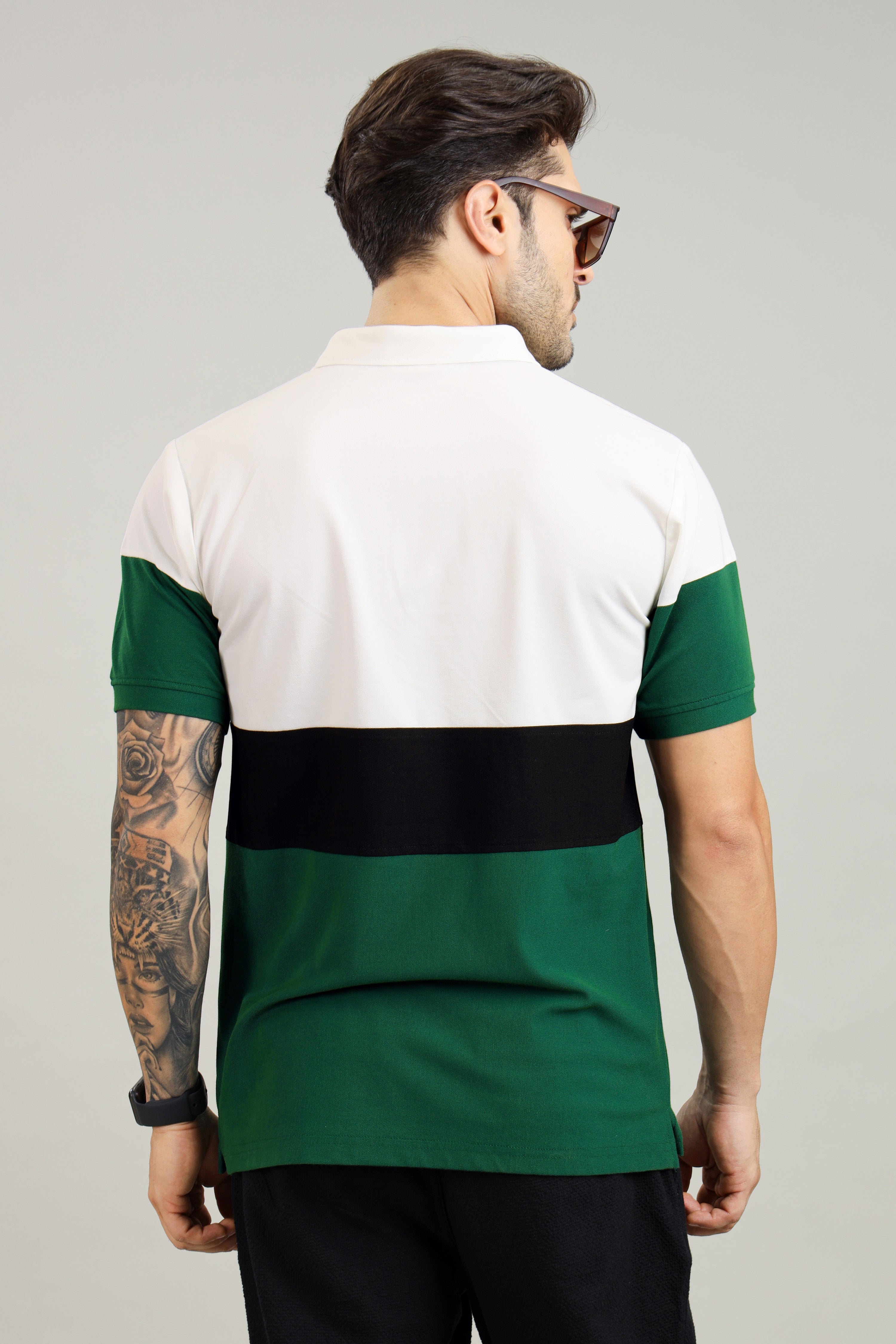 Signature Men's Green Polo T-Shirt