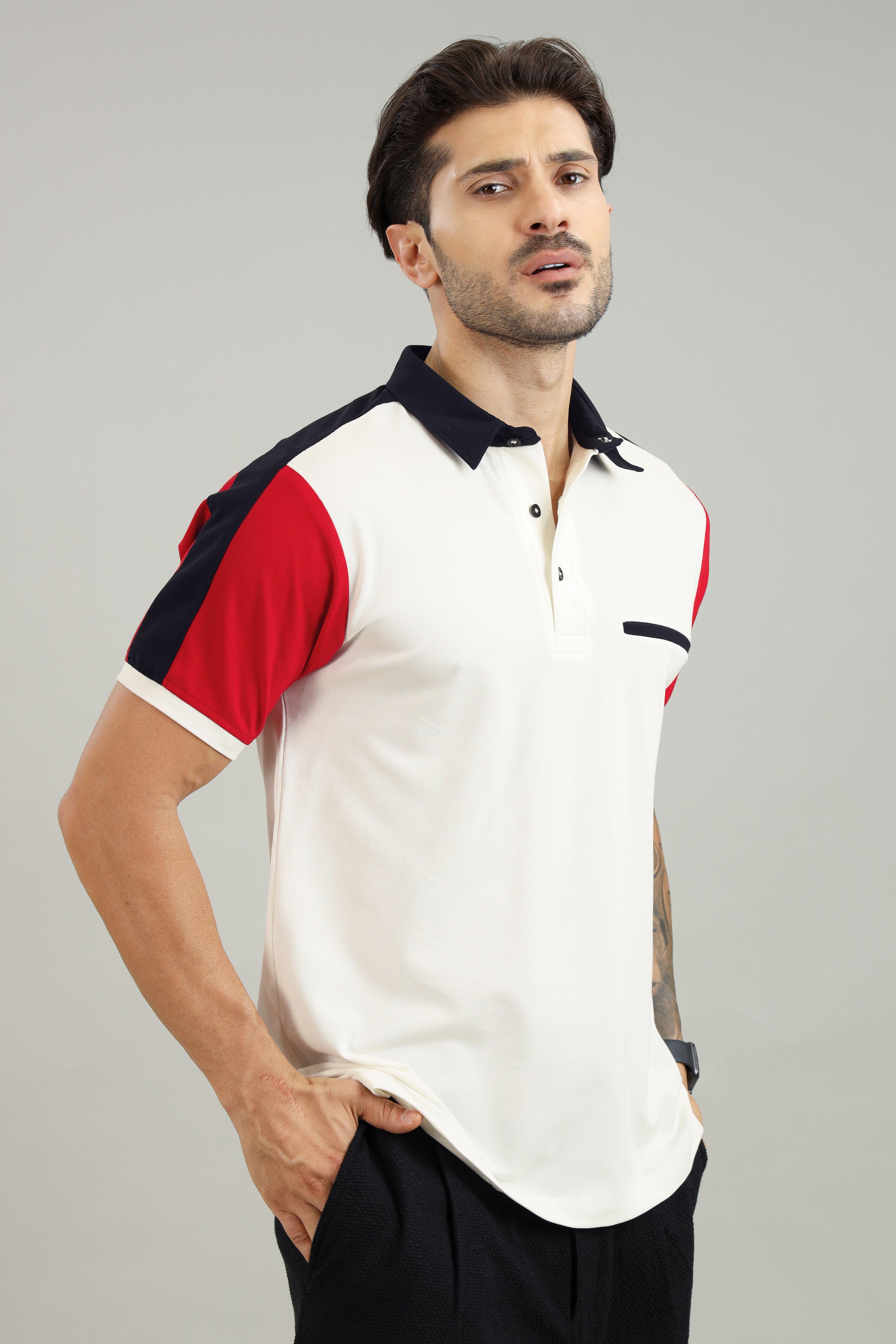 Signature Men's Red Polo T-Shirt