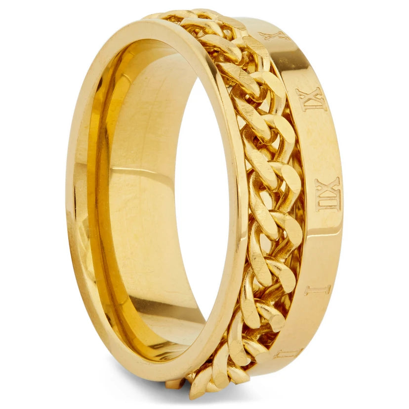 Masculine Chain Ring