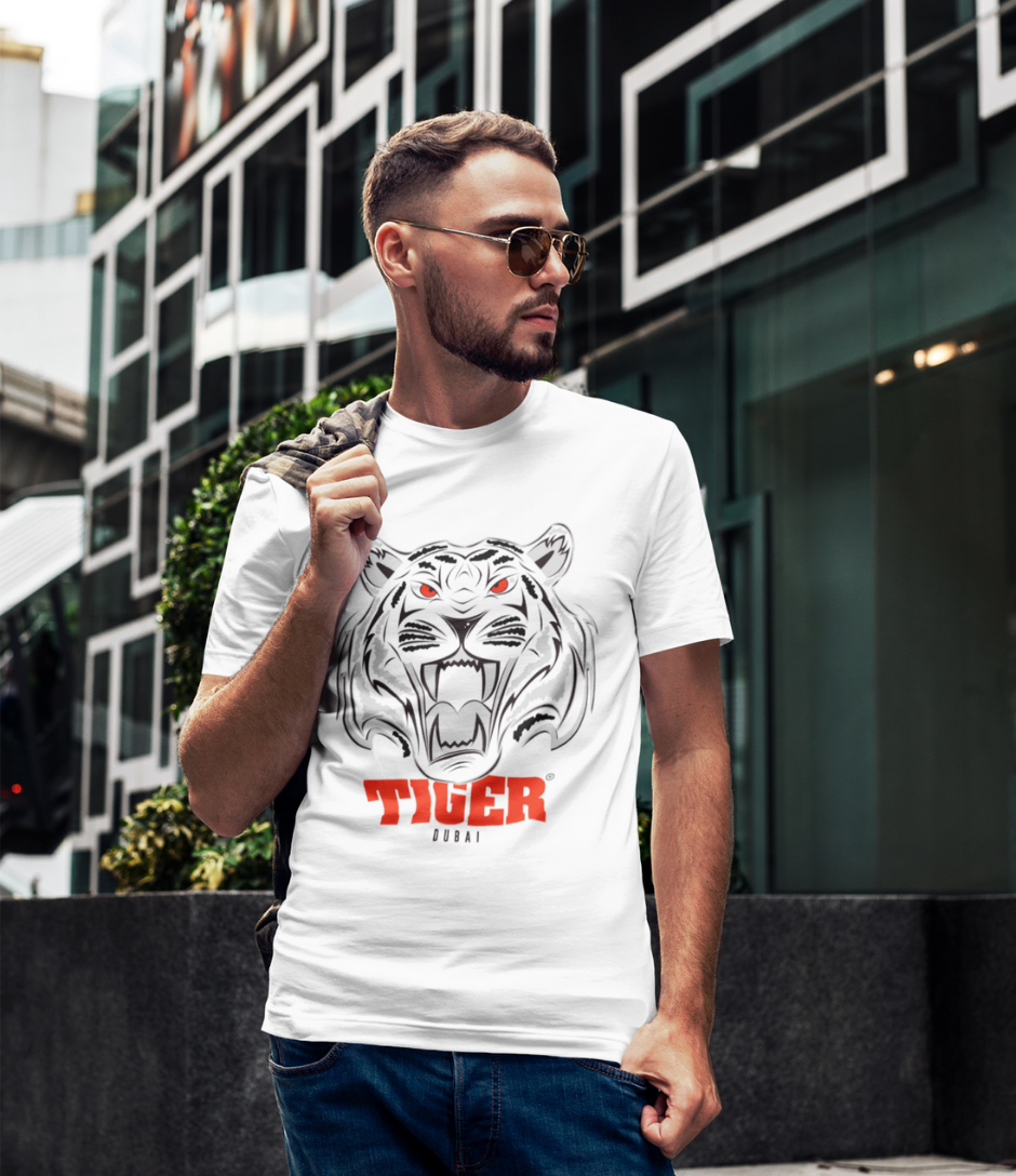 Tiger White T-Shirt