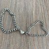 Magnetic Heart Necklace Pair With Free Love Magnetic Heart Bracelet