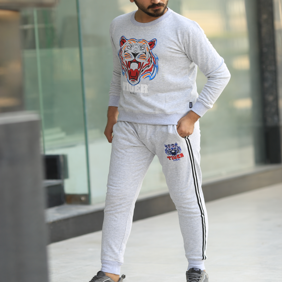 Tiger White Casual Trouser