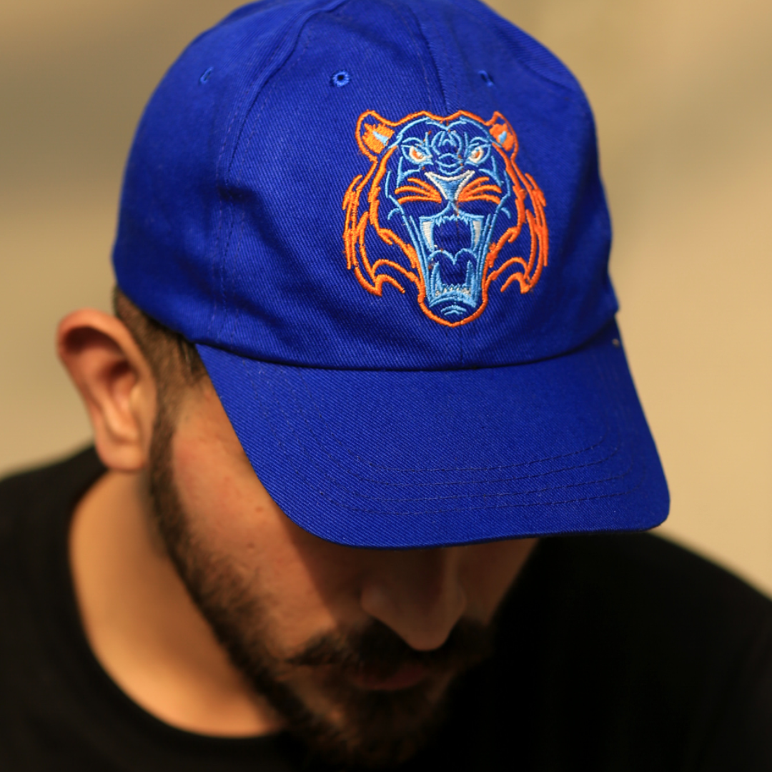 Tiger Blue Cap