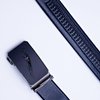 Load image into Gallery viewer, Tiger Black Square Leather Belt