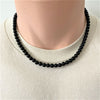 Black Lava Stone Beads Necklace