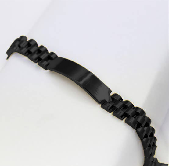 Jubilee Armlet Bracelet (Black/Gold/Silver) 3mm